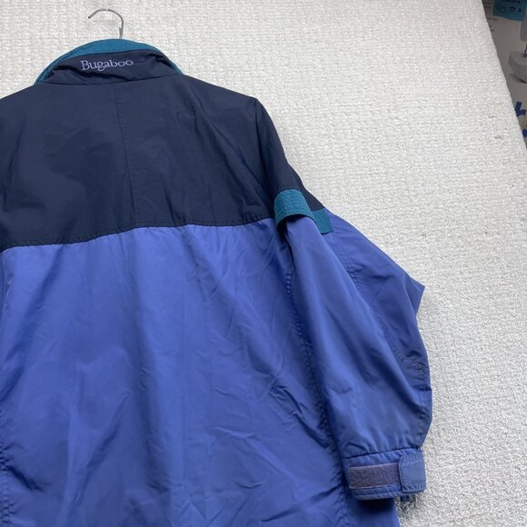Vintage Columbia Windbreaker Jacket Women Size S Bugaboo Blue GreenPurple - Picture 16 of 16